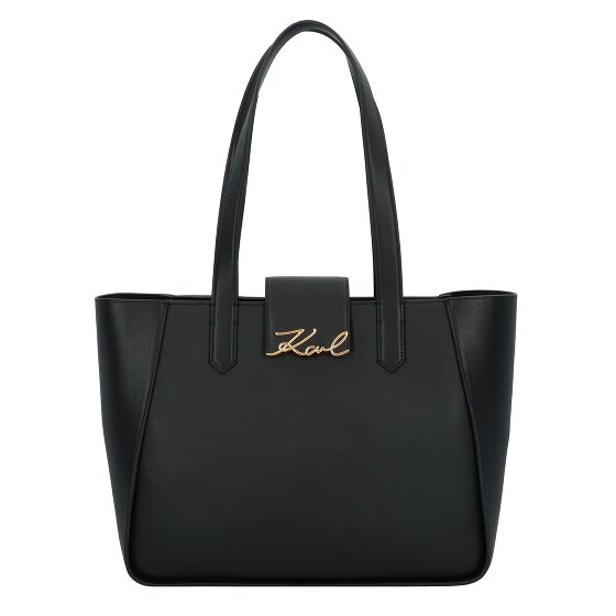Karl Lagerfeld Skuare Shopper Tasche Leder 34 cm