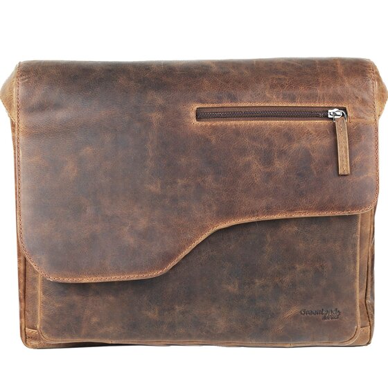 Greenland Nature Montana Messenger Leder 40 cm Laptopfach