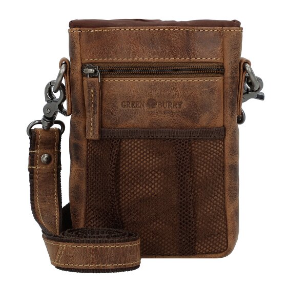 Greenburry Vintage Mini Bag Umhängetasche Leder 13 cm