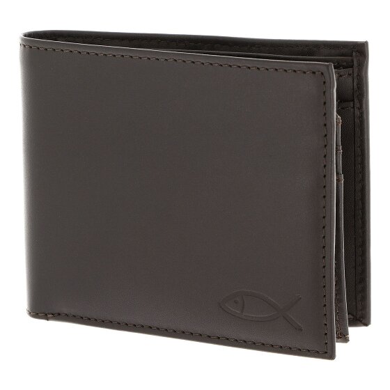 oxmox Leather Geldbörse RFID Schutz Leder 10 cm