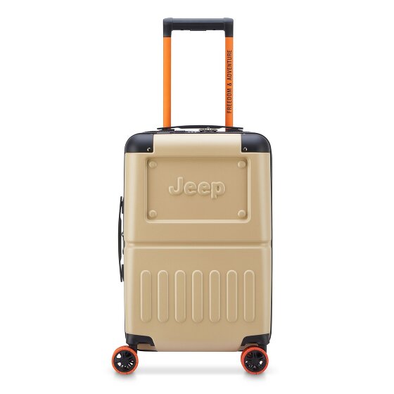 Jeep JH002B 4 Rollen Kabinentrolley XL 55 cm mit Dehnfalte