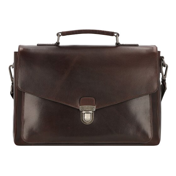 Leonhard Heyden Roma Aktentasche Leder 40 cm Laptopfach