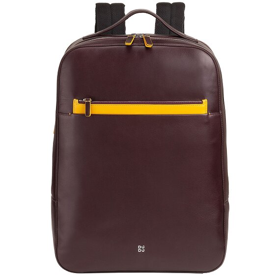 DuDu Rucksack Leder 40,5 cm Laptopfach