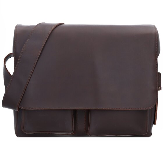 aunts & uncles Hunter Nick Messenger Leder 37 cm Laptopfach