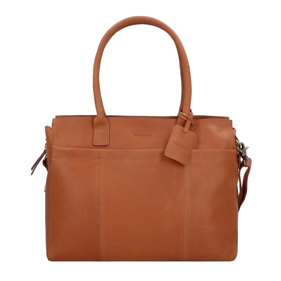 Burkely Vintage Doris Schultertasche Leder 39 cm Laptopfach