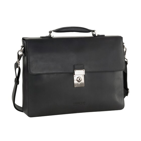 Leonhard Heyden Ottawa Messenger RFID Leder 38 cm Laptopfach