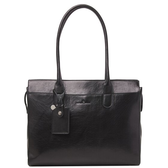 Castelijn & Beerens Ellen Schultertasche RFID Schutz Leder 40 cm Laptopfach