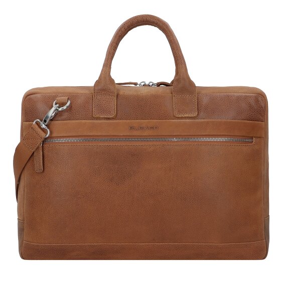 Plevier Urban Aktentasche Leder 43 cm Laptopfach