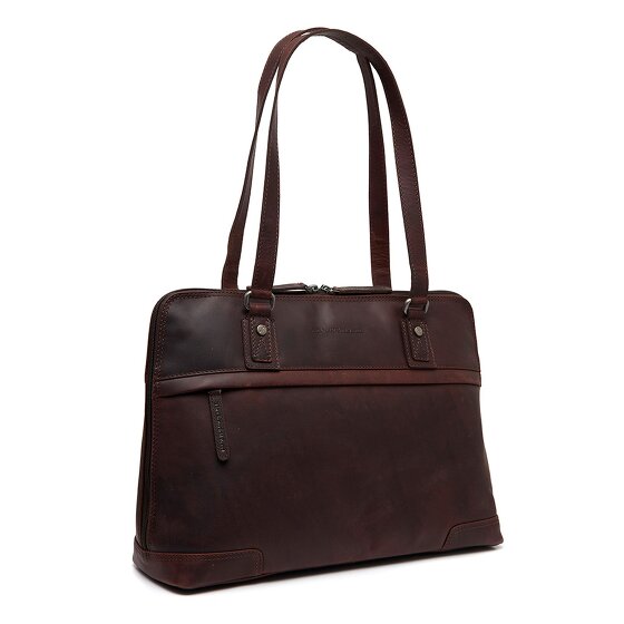 The Chesterfield Brand Branson Schultertasche Leder 37 cm Laptopfach