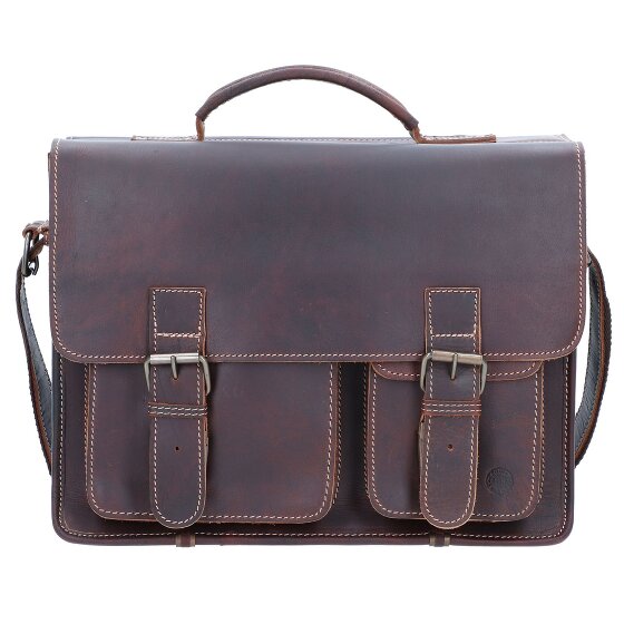 Greenburry Aktentasche Leder 39 cm