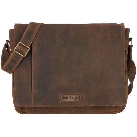 Greenland Nature Montenegro Messenger Leder 40 cm Laptopfach