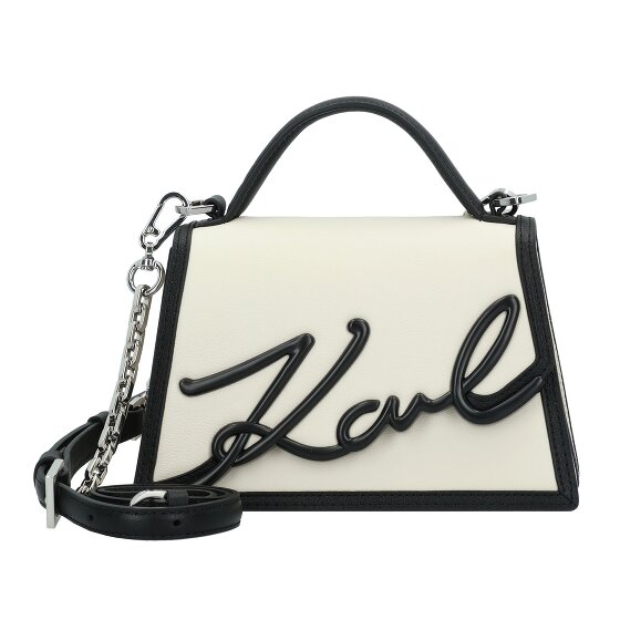 Karl Lagerfeld Karl Lagerfeld Essentials Handtasche Leder 21 cm