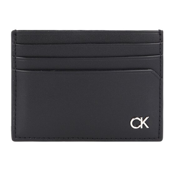 Calvin Klein Metal CK Kreditkartenetui Leder 10 cm Calvin Klein Metal CK Kreditkartenetui Leder 10 cm