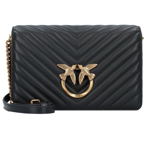 PINKO Love Click Umhängetasche Leder 25 cm
