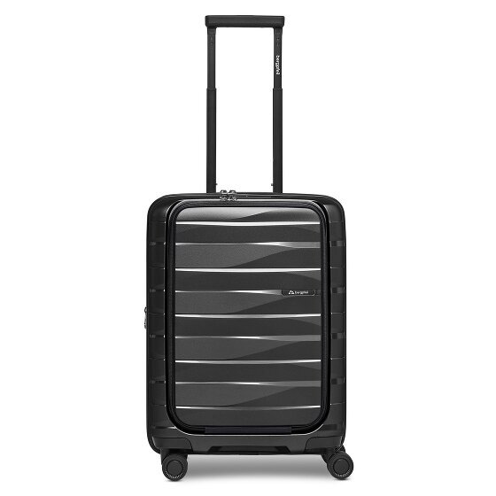 Bergpfeil Travel 4 Rollen Kabinentrolley 55 cm Laptopfach mit Dehnfalte