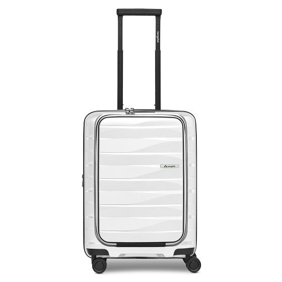 Bergpfeil Travel 4 Rollen Kabinentrolley 55 cm Laptopfach mit Dehnfalte