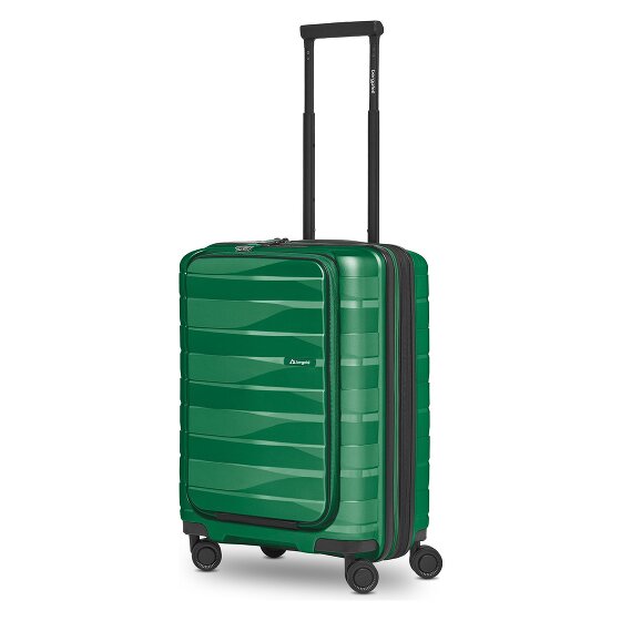 Bergpfeil Travel 4 Rollen Kabinentrolley 55 cm Laptopfach mit Dehnfalte