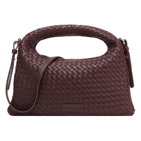 LES VISIONNAIRES Sadie Weave Schultertasche Leder 37 cm