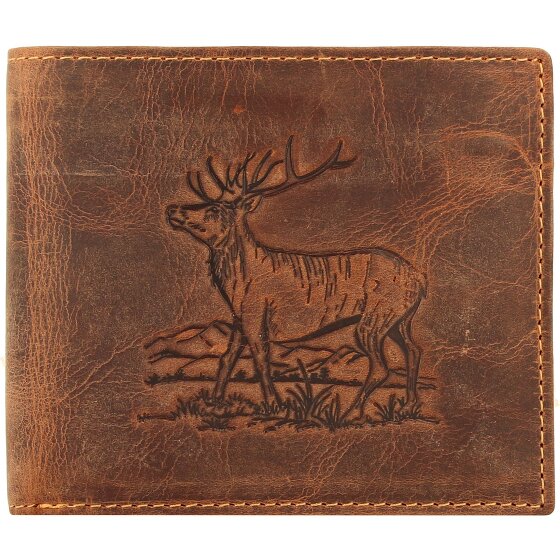 Greenburry Vintage Geldbörse Leder 12 cm