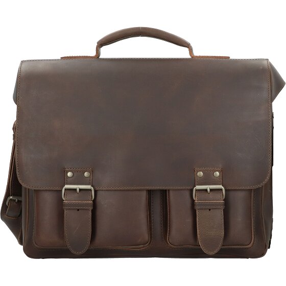 aunts & uncles Hunter Finn Aktentasche Leder 40 cm Laptopfach