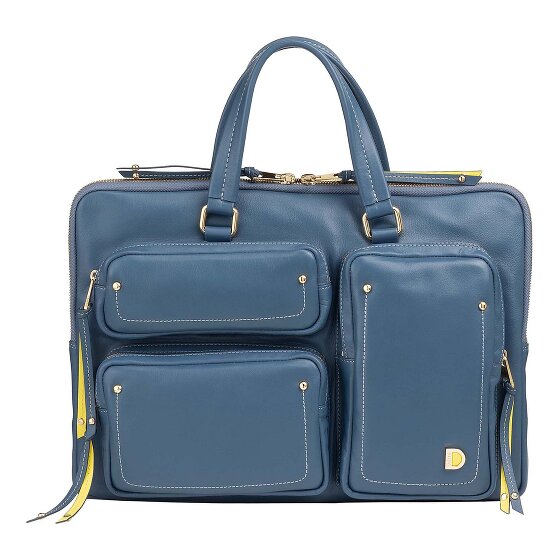 DuDu Pocket Aktentasche Leder 36 cm Laptopfach