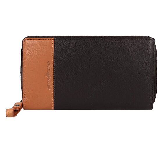 Greenburry Nappa Geldbörse RFID Schutz Leder 19.5 cm