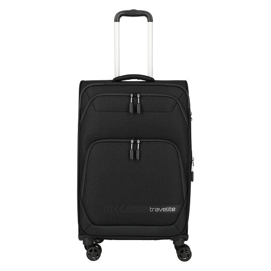 Travelite Kick Off 4 Rollen Trolley M 67 cm mit Dehnfalte