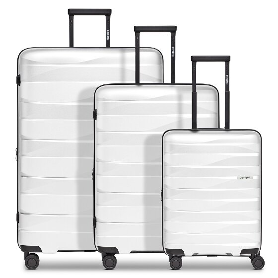Bergpfeil Travel 4 Rollen Kofferset 3-teilig mit Dehnfalte