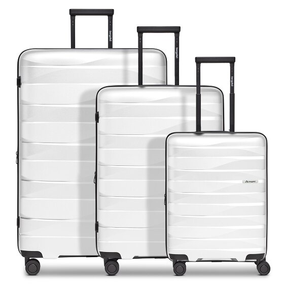 Bergpfeil Travel 4-Rollen Kofferset 3-tlg. mit Dehnfalte