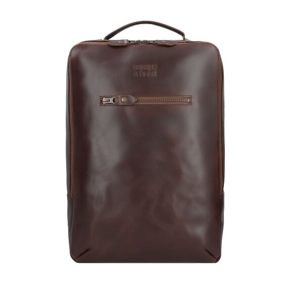 Buckle & Seam Leon Rucksack Leder 41 cm Laptopfach