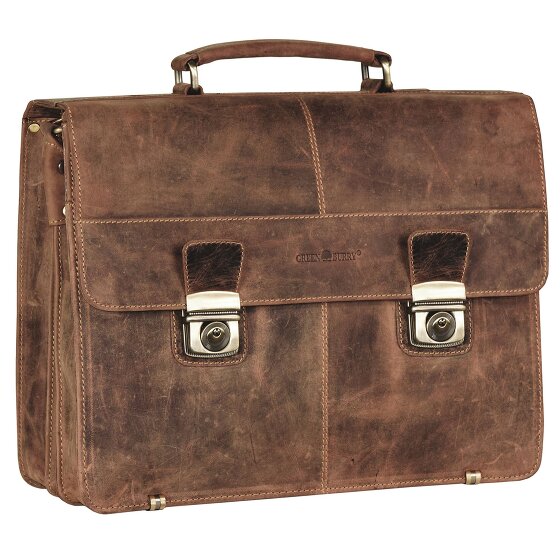 Greenburry Vintage XL Aktentasche Leder 40 cm