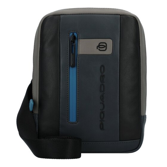 Piquadro Urban Umhängetasche Leder 17 cm grau