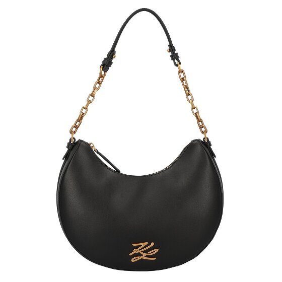 Karl Lagerfeld Autograph Schultertasche Leder 28 cm