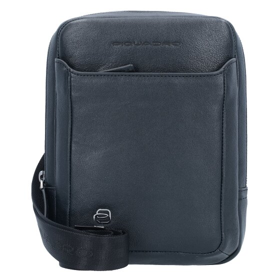 Piquadro Black Square Umhängetasche Leder 17 cm