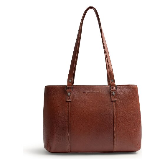 The Chesterfield Brand Alverino Schultertasche Leder 38 cm Laptopfach