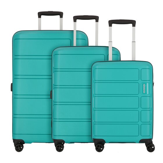 American Tourister summer splash 4 Rollen Kofferset 3-teilig