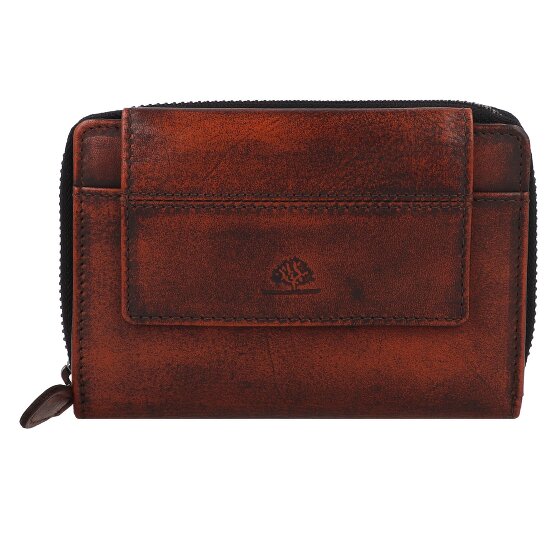 Greenburry Destressed Geldbörse RFID Schutz Leder 13.5 cm