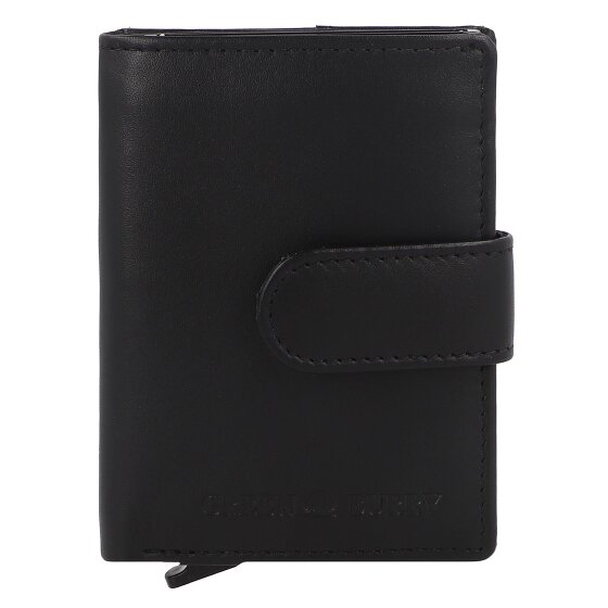 Greenburry Nappa Kreditkartenetui RFID Schutz Leder 8 cm