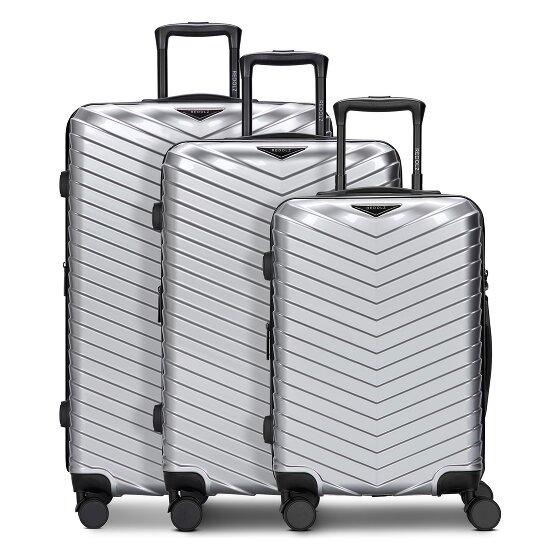 Redolz Essentials 18 2.0 4 Rollen Kofferset 3-teilig mit Dehnfalte