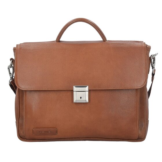Plevier 400er Serie Aktentasche Leder 40 cm Laptopfach