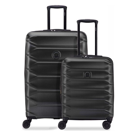 Delsey Paris Meteor 4-Rollen Kofferset S+L mit Dehnfalte