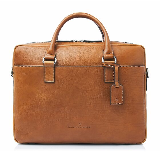 Castelijn & Beerens Rick Aktentasche RFID Schutz Leder 40 cm Laptopfach