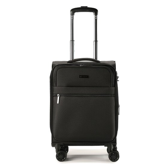 bugatti Valencia Soft 4 Rollen Kabinentrolley S 55 cm mit Dehnfalte