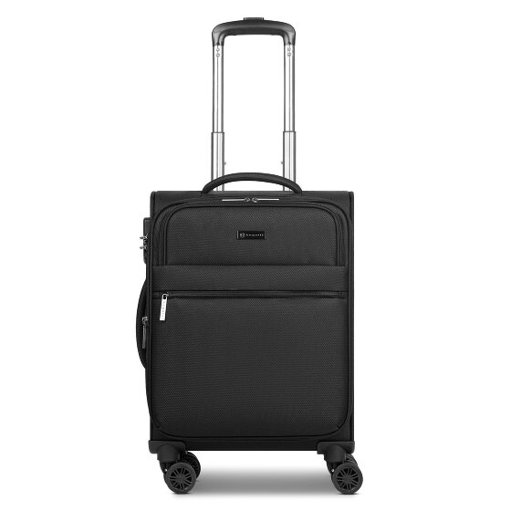 bugatti Valencia Soft 4 Rollen Kabinentrolley S 55 cm mit Dehnfalte