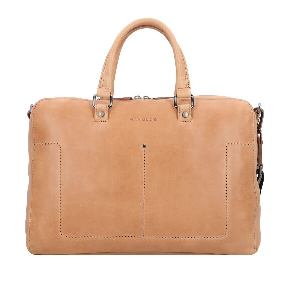 Harold's Caugio Aktentasche Leder 41 cm Laptopfach