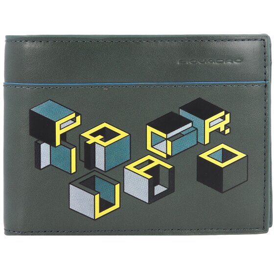 Piquadro Blue Square Revamp Geldbörse RFID Leder 13 cm