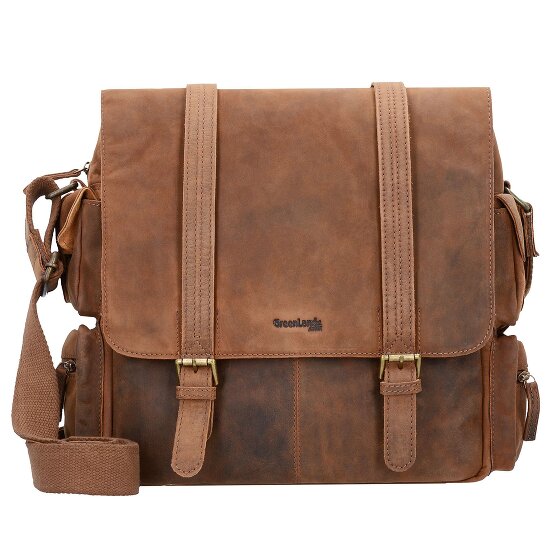 Greenland Nature Montenegro Messenger Leder 31 cm Laptopfach