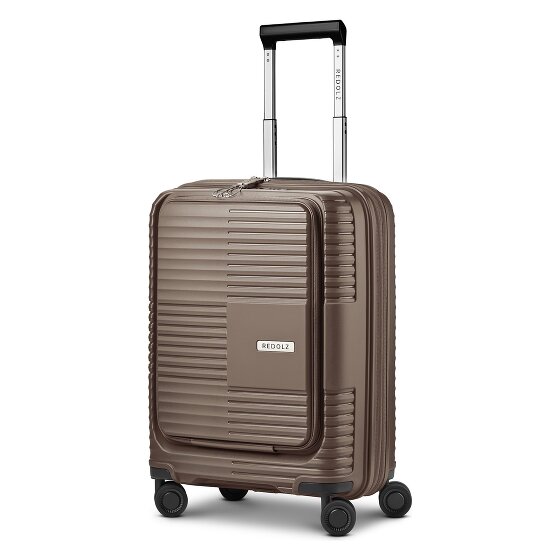 Redolz Essentials 17 2.0 4 Rollen Kabinentrolley 55 cm Laptopfach mit Dehnfalte