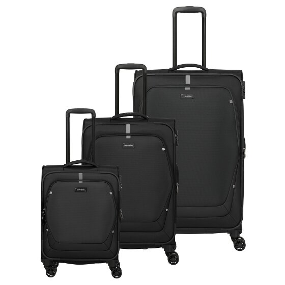 Travelite Umbria 4 Rollen Kofferset 3-teilig mit Dehnfalte Travelite Umbria 4 Rollen Kofferset 3-teilig mit Dehnfalte