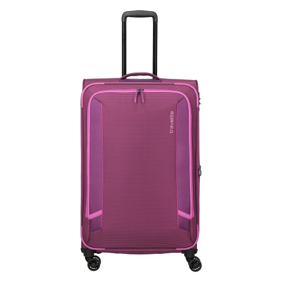 Travelite Corsiica 4 Rollen Trolley L 77 cm mit Dehnfalte